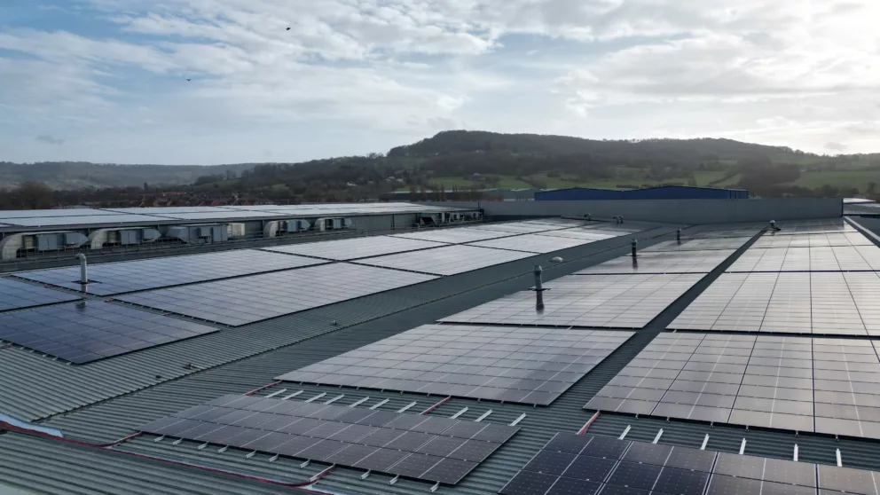 3 megawatt hour solar array on manufacturing production facility